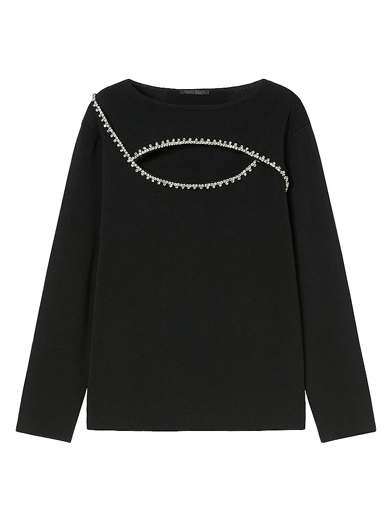 Viscose Jumper with Embroidery