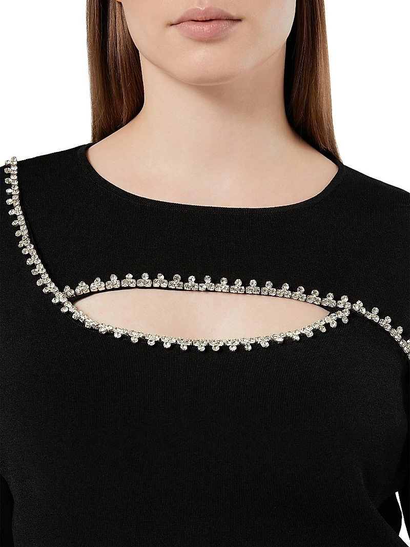 Viscose Jumper with Embroidery
