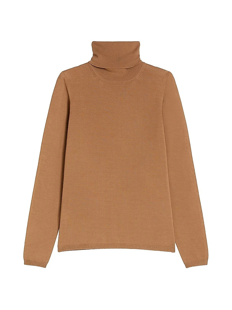 Wool Knit Turtleneck Jumper