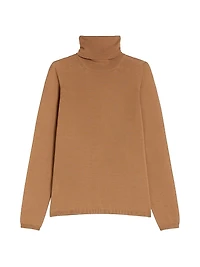 Wool Knit Turtleneck Jumper