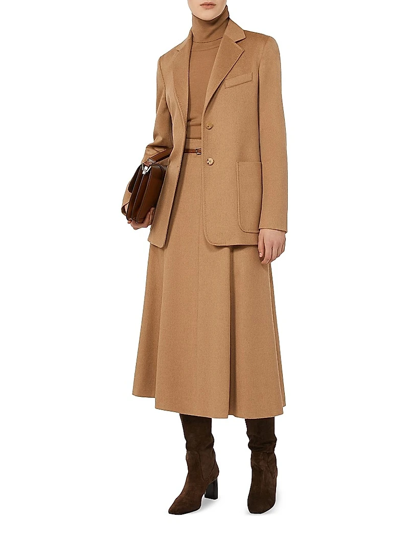 Wool Knit Turtleneck Jumper