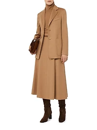 Wool Knit Turtleneck Jumper