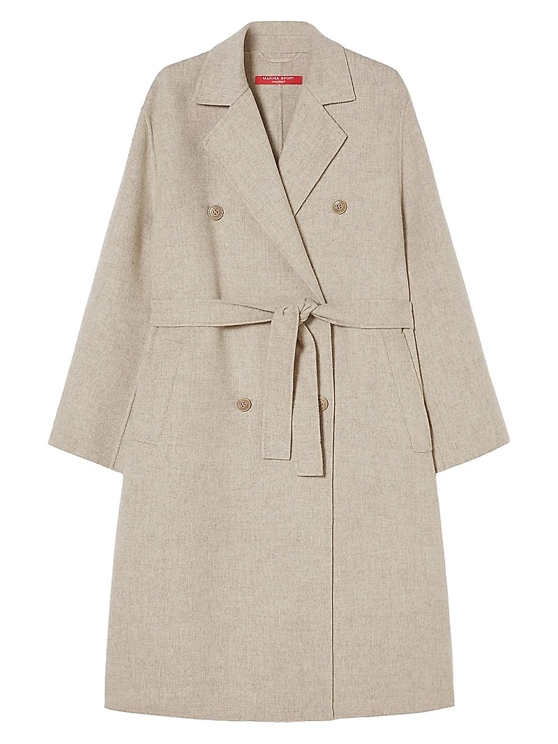 Double Faced Wool Blend Coat