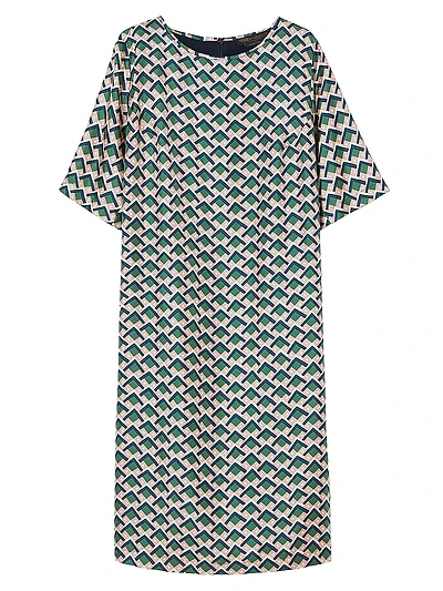 Pure Silk Twill Dress