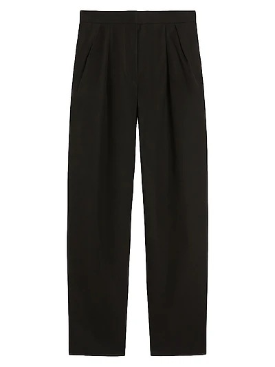 Cotton Carrot Fit Trousers