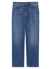 Straight Fit Denim Jeans
