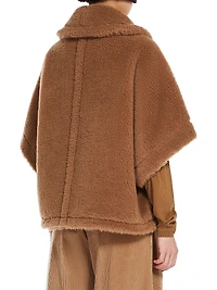 Teddy Fabric Short Cape