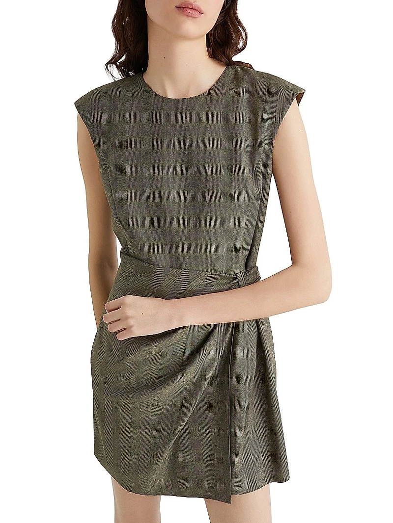 Twill Sheath Dress