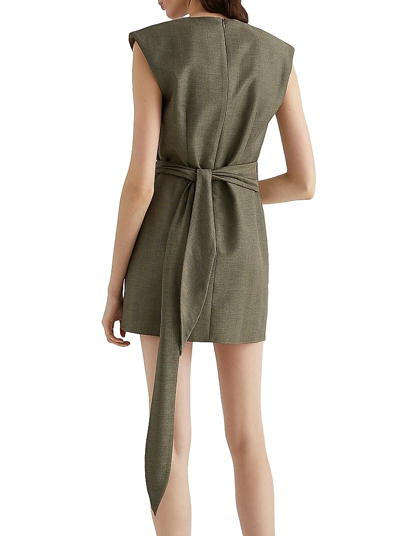 Twill Sheath Dress