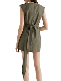 Twill Sheath Dress