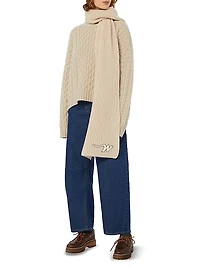 Boxy Fit Wool Knit Jumper