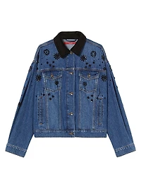Embroidered Denim Jacket