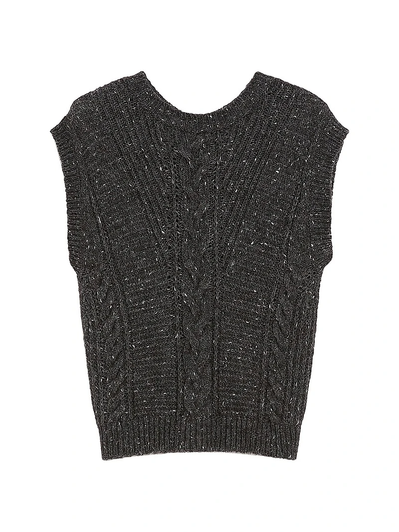 Alpaca and Lurex Gilet