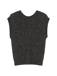 Alpaca and Lurex Gilet