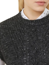 Alpaca and Lurex Gilet