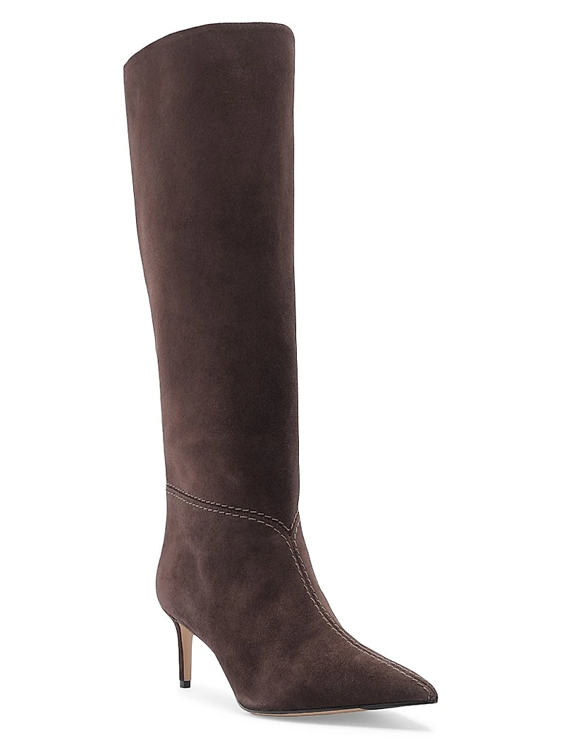 Malva 60MM Suede Knee-High Boots