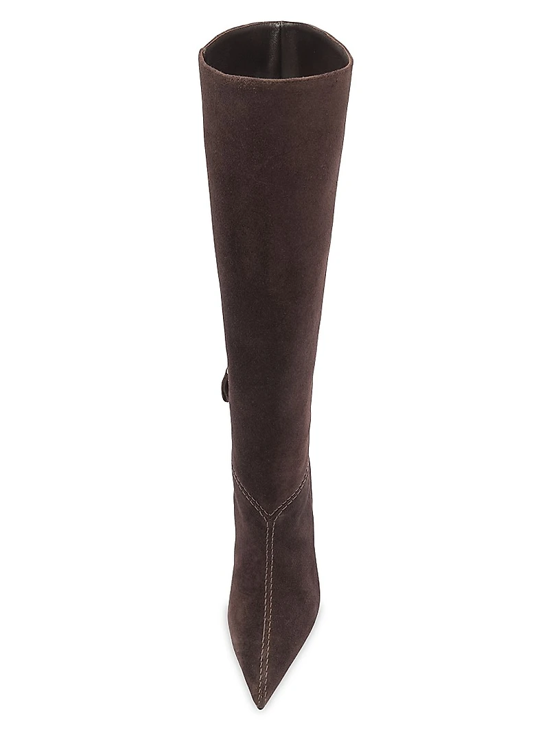 Malva 60MM Suede Knee-High Boots