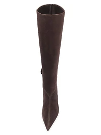 Malva 60MM Suede Knee-High Boots