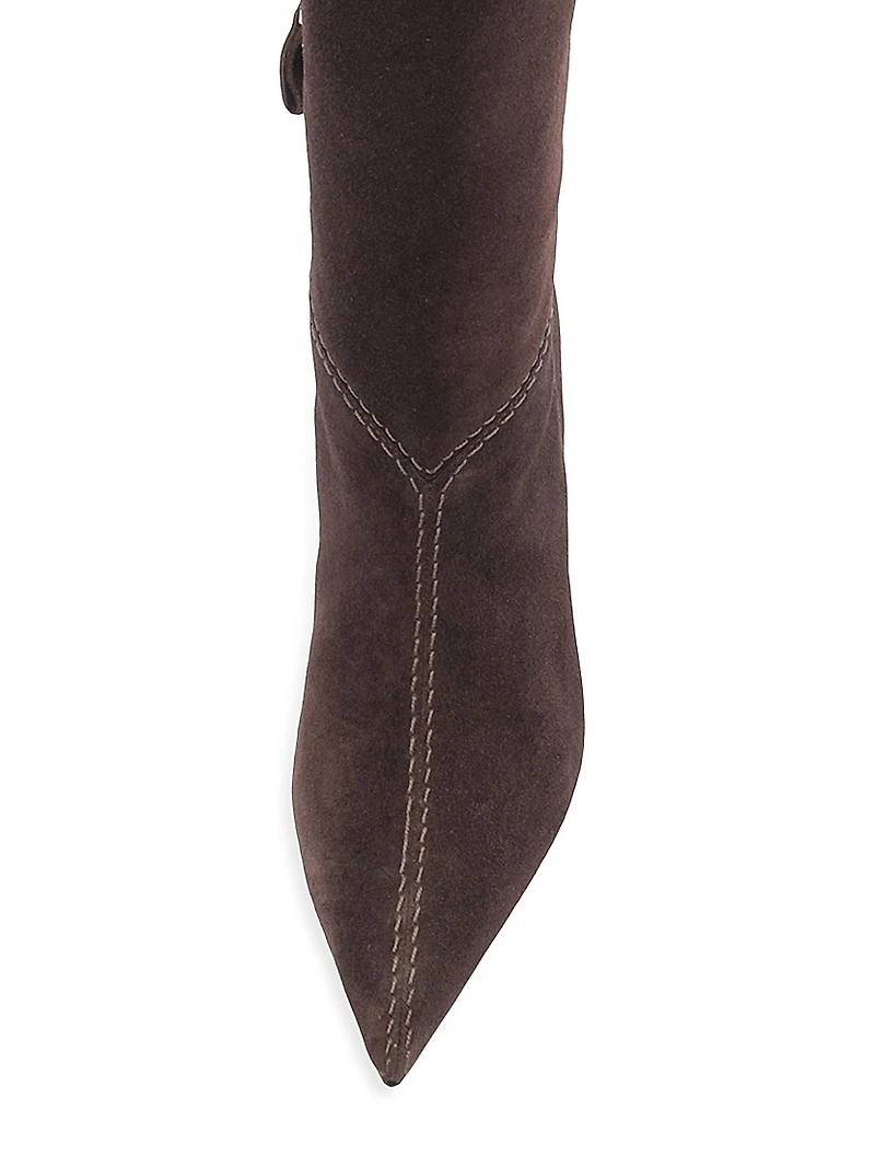 Malva 60MM Suede Knee-High Boots