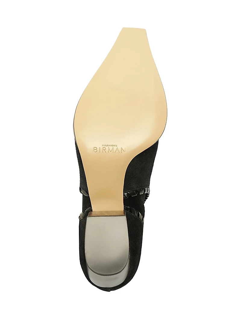 Victoria Saddle 60MM Suede Knee-High Boots