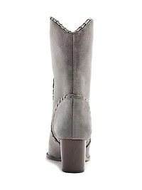 Victoria Saddle 60MM Suede Booties
