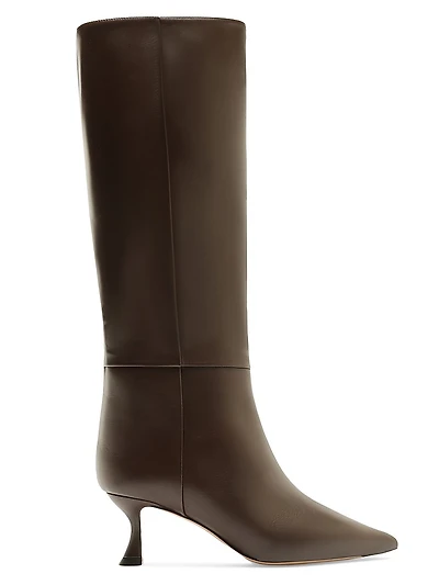 Brena 60MM Leather Knee-High Boots