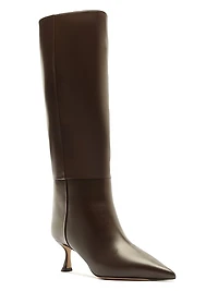 Brena 60MM Leather Knee-High Boots
