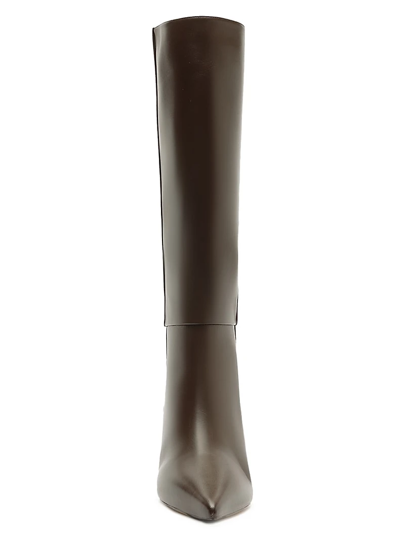 Brena 60MM Leather Knee-High Boots