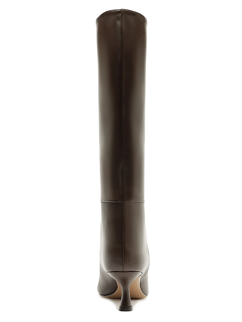 Brena 60MM Leather Knee-High Boots
