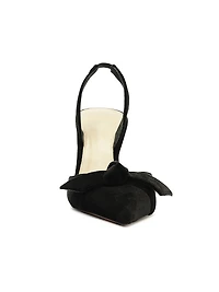 Clarita Bell 85MM Suede Slingback Pumps