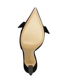 Clarita Bell 85MM Suede Slingback Pumps