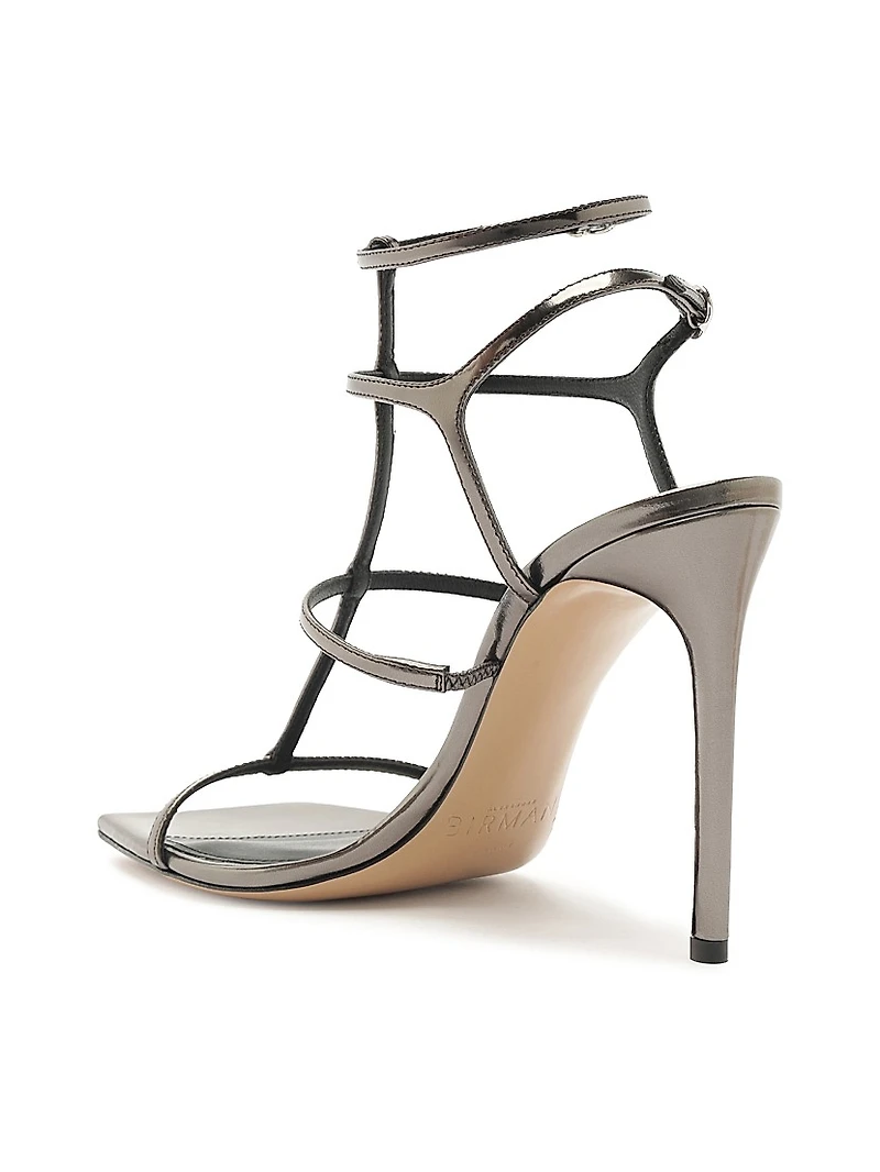 Amanda 100MM Strappy Leather Sandals