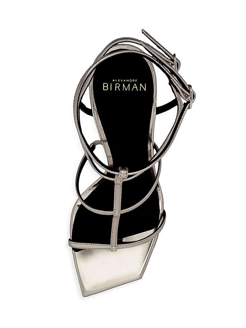 Amanda 100MM Strappy Leather Sandals