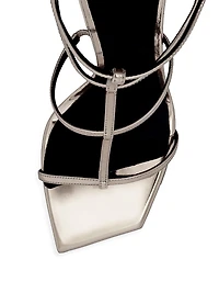 Amanda 100MM Strappy Leather Sandals