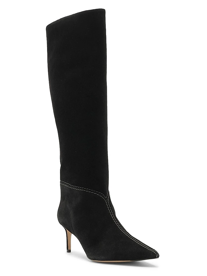 Malva 60MM Suede Knee-High Boots