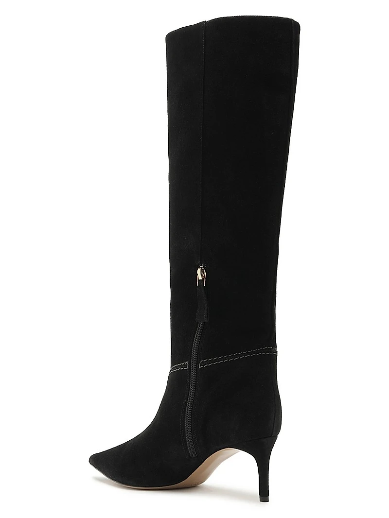 Malva 60MM Suede Knee-High Boots