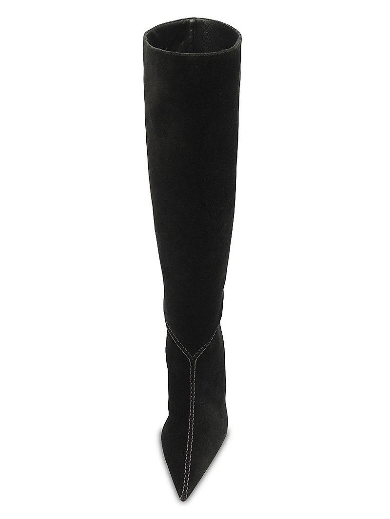 Malva 60MM Suede Knee-High Boots