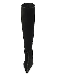 Malva 60MM Suede Knee-High Boots