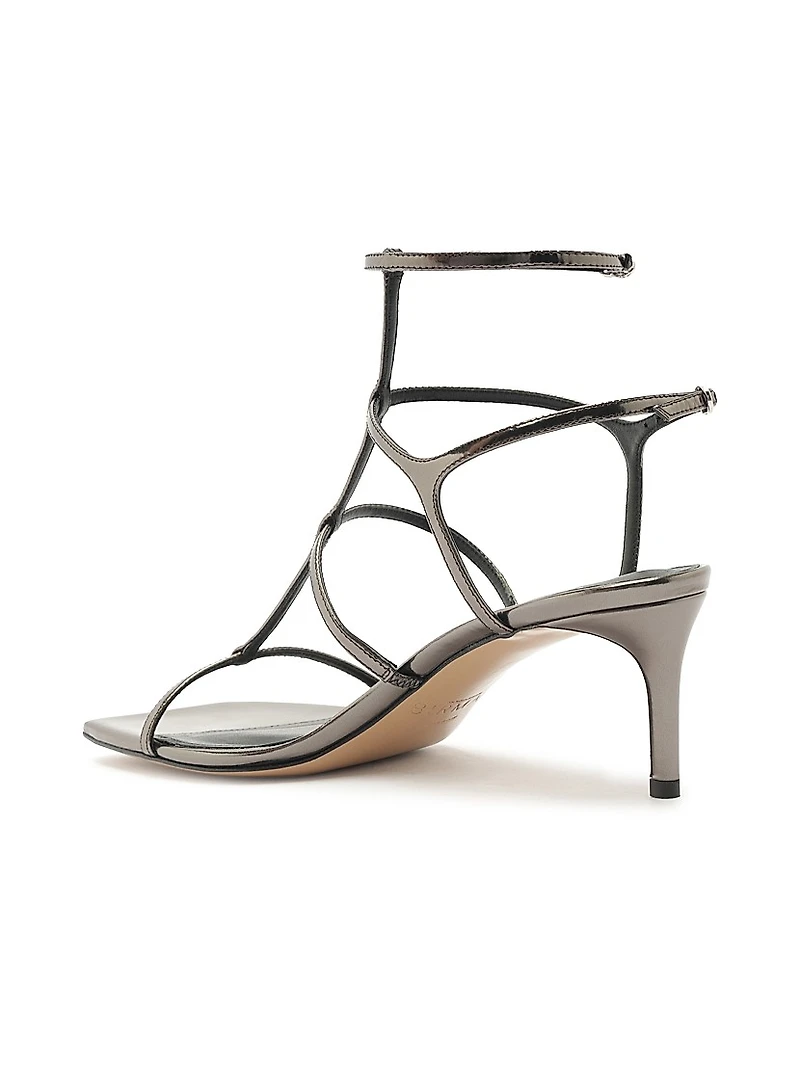 Amanda 60MM Strappy Leather Sandals
