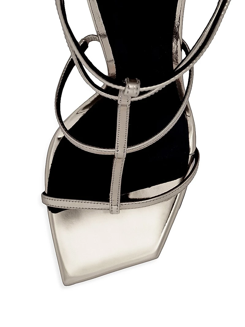Amanda 60MM Strappy Leather Sandals