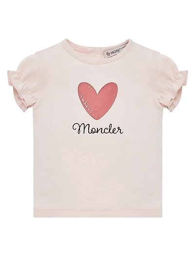 Baby Girl's & Little Crewneck T-Shirt Cotton