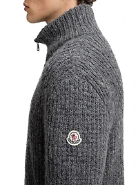 Zip-Up Cardigan Alpaca & Wool