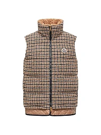 Touvet Puffer Vest Wool Blend