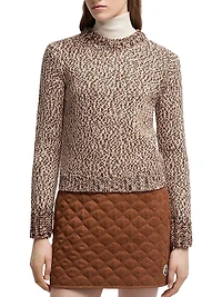 Crewneck Sweater Mouline Wool