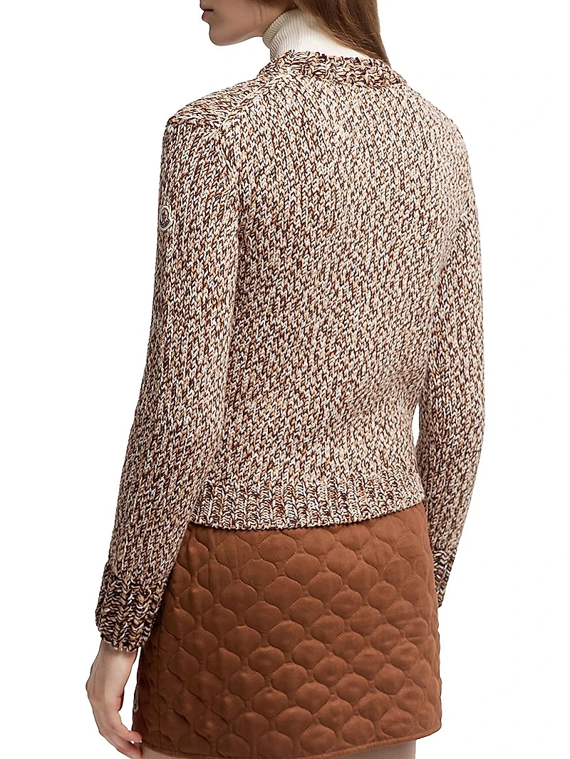 Crewneck Sweater Mouline Wool