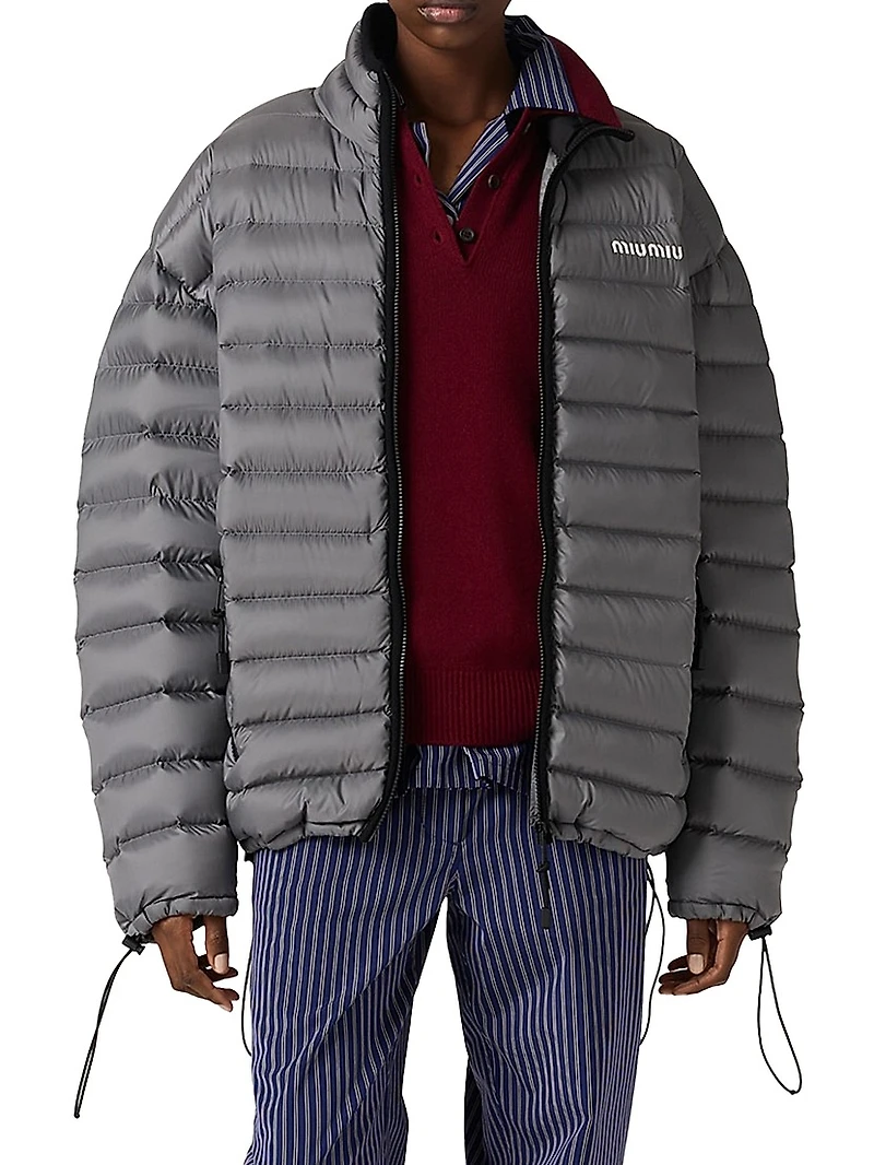 Lightweight Pongé Down Jacket