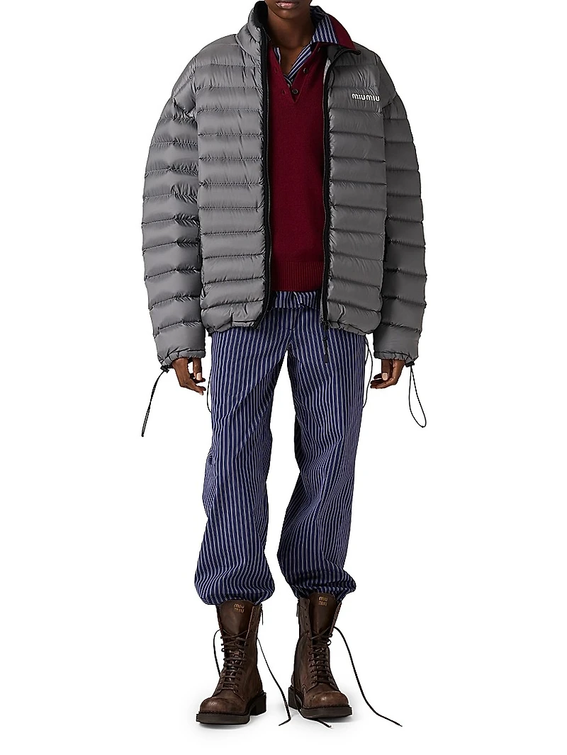 Lightweight Pongé Down Jacket