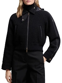 Juvigny Puffer Jacket Wool Boucle