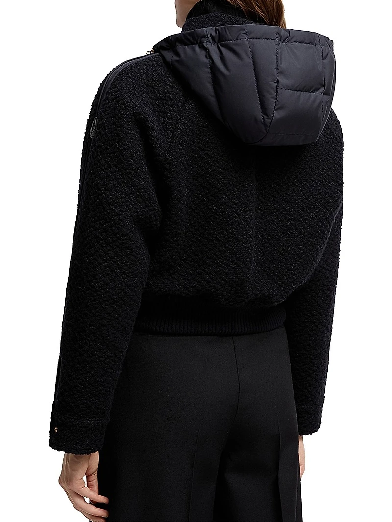 Juvigny Puffer Jacket Wool Boucle