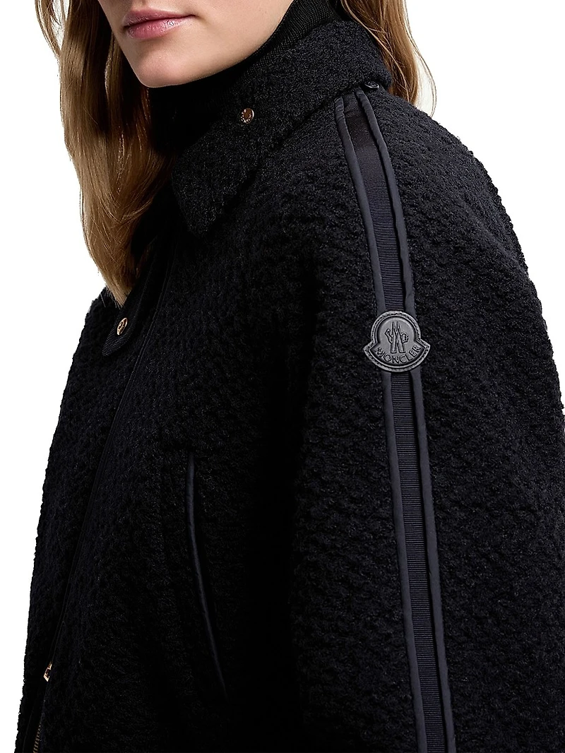 Juvigny Puffer Jacket Wool Boucle